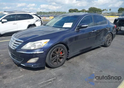 2012 Hyundai Genesis 3.8 z USA, uszkodzony, nr VIN KMHGC4DD3CU198656